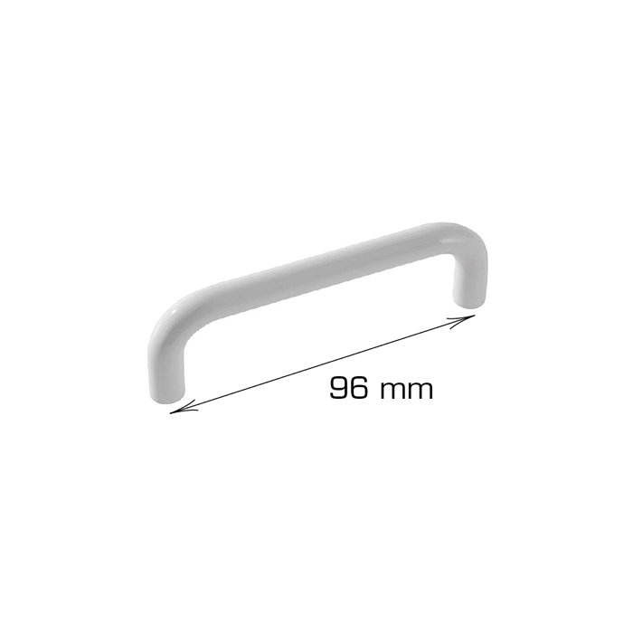 Håndtak U-form plast 96 mm - 2 stk. 
